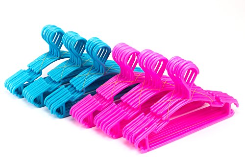 Tosnail Kinder Kleiderbügel 30 Stück, rosa - 3