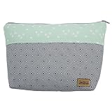 Wickeltasche, Reisebeutel, Kulturtasche, Square mint ❤ SmukkeDesign NEU