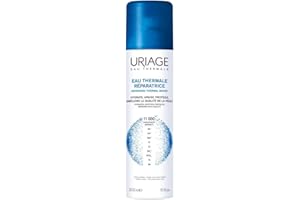 URIAGE Bruma Facial con Agua Termal de Uriage, 100% puro y natural + 32% de hidratación después de 1 hora. Hidrata, calma, protege. Spray fresco, multiusos, para toda la familia