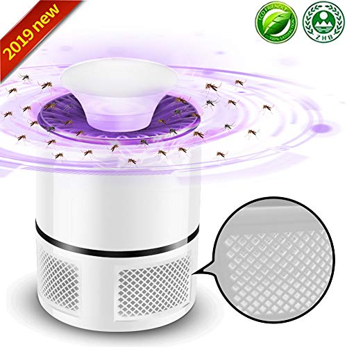 Zanzariera Elettrica, Lampada Antizanzara Elettrica Trappola per Mosche e Zanzare, Repellente Zanzare Elettrica Non Tossico ,Trappola Zanzare Anti Insetti per Casa Giardino Interno Esterno (1) (04)