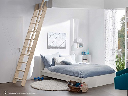 Intercon Raumspartreppe Fichte EasyStep zum Schieben mit Handlauf bis 300 cm Geschosshöhe“ - 2