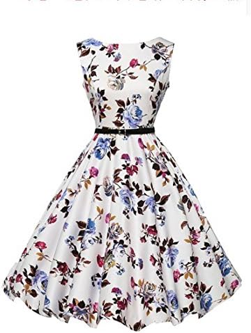 LA LA DRESS Retro back waist was thin dress, M