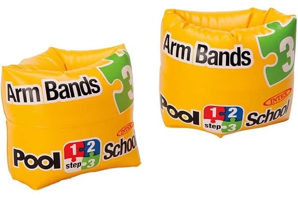 Intex 56643EU Brassards à Enrouler Pool School 3, 20cm x 15cm