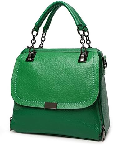 Honeymall Retro Leather Elephant Print Handbags Tote Shoulder Bags For Women(green)