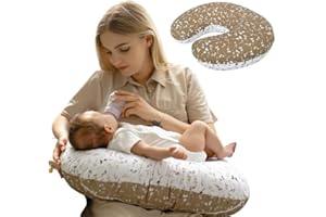 Mother hood Stillkissen ergonomisch, Öko-Tex Standard 100, beige Zweige