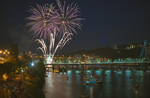 hansepuzzle 14241 Reisen - Feuerwerk, 500 Teile in hochwertiger Kartonbox, Puzzle-Teile in wiederverschliessbarem Beutel