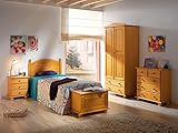 Pino Macizo Armario dos puertas madera pino color miel