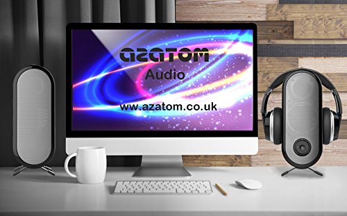 AZATOM-HSX7-Freedom-Pro-Live-Bluetooth-Headphones-With-Two-Book-Shelf-High-End-Speakers-Certified-Refurbished