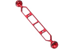 PULUZ 9,0 cala 22,9 cm ramię ze stopu aluminium, podwodne stroboskopowe/ramię wideo do latarki podwodnej/oświetlenia wideo i systemów oświetleniowych