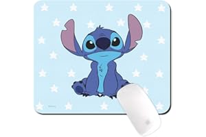 ERT GROUP Oryginalna i oficjalnie licencjonowana przez Disney podkĹ‚adka pod mysz, wzĂłr Stich 006, podkĹ‚adka antypoĹ›lizgowa komputerowa, prostokÄ…t 220mm x 180mm