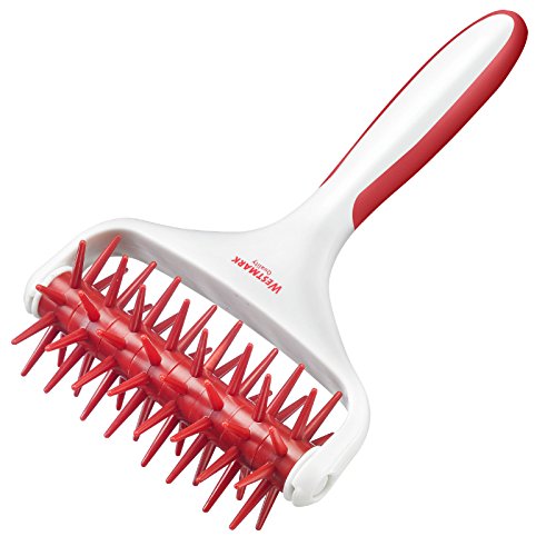 Westmark 32172270 Stipproller, ABS / TPR, weiß / rot, 20 x 12.5 x 5.5 cm