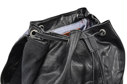 Rucksack Gusti Leder studio  Nolan  Lederrucksack Unirucksack B  ffelleder Gro   Vintage Schwarz 2M23-20-6wp