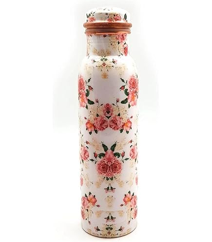 Puur Koperen Waterfles Glad 900ml - Kideo