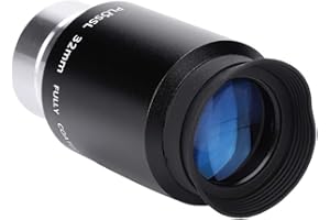 YUNIR Oculaire Plossl 32 mm, oculaire d'objectif astronomique Plossl pour télescope Multicouche avec Filetage de Filtre de 1,25 "