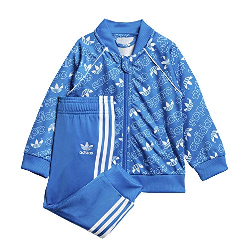 Preisvergleich Produktbild Adidas Monogram Trefoil Tuta Da Ginnastica Bambini Blu D96085-BLUBIR