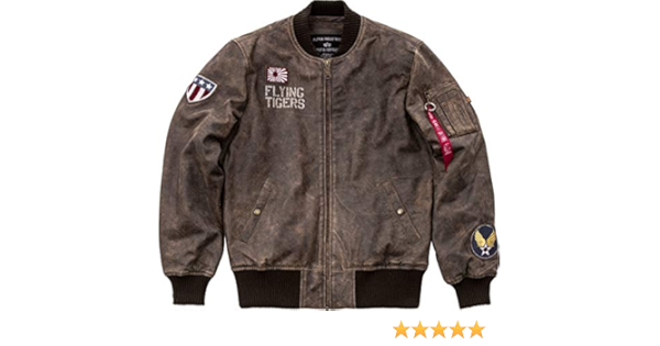 avirex leather jackets amazon