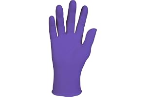 Kimberly-Clark Kimtech KC 500 Nitrile Exam Gloves (5.9 Mil, Ambidextrous, 9.5", Purple) -Pack of 100 Gloves Pack