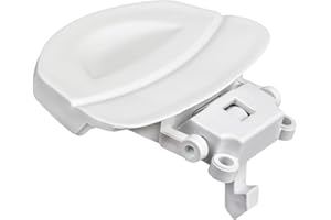 MIRTUX Maneta para Apertura y Cierre de Puerta de Lavadora Fagor, Aspes, Brandt, Edesa,White Westinghouse, Smeg Color Blanco. Código del recambio: 1F1148IT LA8G000A8-AS0008102