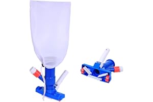 Pool Supply Town PoolSupplyTown Mini Jet Vac Vacuum Cleaner w/Brush, Bag (No Pole Included) For Pool, Spa, Jacuzzi, Fountain, and Hot Tub
