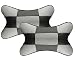 Auto Pearl- Premium Make Black Grey Chess Designer Car Neck Cushion/Neck Pillow For All Cars RS.299.00