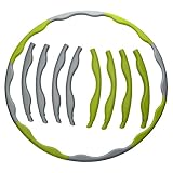 Great Value Other Fitness Exercises Portable Removable Massage Hula Hoop Green & Gray