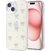 Coverzone Apple iPhone 15 ile uyumlu Kılıf Airbag K&ouml;şeli 2mm Kamera &Ccedil;ıkıntı Korumalı Simli Şeffaf Baskılı Z-Kutup Kapak Fiyon