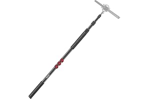 Neewer Nw-7000 Bras de Flèche Pour Microphone, Bras de Micro Portable Extensible en 3 Sections avec Filetage 1/4 "à 3/8", Longueur Réglable de 3 Pieds à 8 Pieds