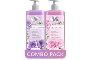 Cool & Cool Hand Wash Twin Pack (500ML x 2) - Assorted Variants - Any 2 from Divine Essence, Exotic Bloom, Velvet Rose, Silky Lavender – Anti-Bacterial, Skin-Softening & Moisturizing