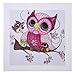 Produktbild VOVOTRADE,DIY 5d Diamant Malen nach Zahlen, Glaskristall, Bohrer Stickerei Kreuzstich Kunst-Leinwand für Home-Dekoration (30x30cm, Vier Jahreszeiten Eulen)