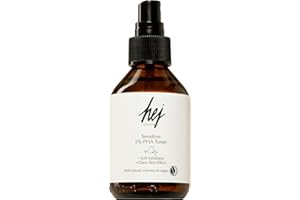 Sensitive PHA Toner (100 ml) für sensible Haut, reinigt die Haut sanft, Peeling Toner versorgt die Haut mit Feuchtigkeit & beruhigt, Exfoliation mit PHA, Naturkosmetik, 100% vegan | HEJ ORGANIC