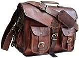  Sankalp Leather Handgemachte Vintage Ledertasche, Laptoptasche, Umhängetasche für Männer, 100% echtes Leder mit Kostenlosem Versand, 2019 SALE- nur noch 2 TAGE