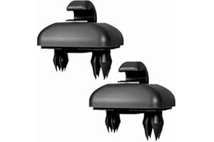 KAIRUIERD Compatible 2-Pack Sun Visor Clips for Audi - Car Sun Visor Hooks - Replacement Sun Visor Bracket Hanger for Audi A1 A3 A4 A5 Q3 Q5(8E0 857 562) A7 B6 B7 B8 S4 S5