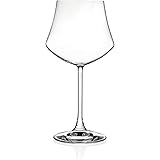 RCR Cristalleria Italiana S.p.a. Linea Ego | Calici da Acqua e Vino in Vetro Bicchieri Moderni Set 6 Biccheri di Cristallo da