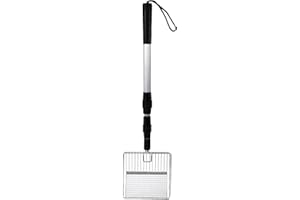 GACQPLI Pelle À Déjections Canines pour Poulailler – Collecteur De Déjections pour Poules, Pelle À Litière Extensible pour Poulailler, Pelle À Déjections pour Séparer Les Déjections Et Les Déchets.