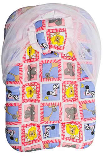 Ole Baby Happy Kitty Butterfly Bedding Set with Mosquito Net Bed Canopy for Newborn Baby Sleep Night Mosquito Netting Camping with Pillow