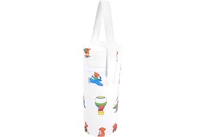 SAFIGLE Torba izolacyjna na butelki dla niemowląt, torba termiczna na butelki dla niemowląt, organizer do przechowywania łodzi, przenośnej lodówki, podgrzewacza butelek, dobrany kolor, 23.5x10cm,