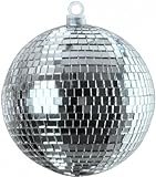 Con orejeta de sujeción Eurolite Mirror ball 10cm Multicolor - Accesorio de discoteca (Multicolor, 200 g, 100 x 100 x 100 mm)