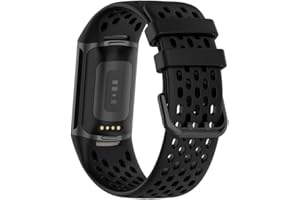 Vaporly UK Replacement Watch Strap for Fitbit Charge 5 or Charge 6 Band with Collapse Buckle Sports Mesh Breathable Silicone Wristband
