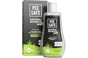 PEESAFE Natural Intimate Wash for Women | Intimate Wash Women | Feminine Wash | pH Balanced Wash | Daily Hygiene Wash | Tea Tree Essential Oil & Ayurvedic Extracts | 100% Alcohol Free