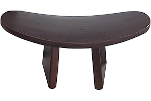 TsoLay Meditationsbank, tragbarer Meditationshocker, abgewinkelter ergonomischer Sitz mit runden Kanten, handgefertigt, umweltfreundlich, kniend, ergonomisch aus Holz, für kniendes, sitzendes Gebet
