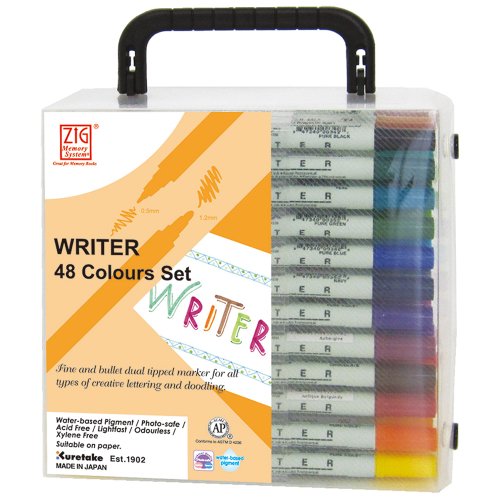 Zig Memory System Writer Dual-Tip Markers 48/Pkg