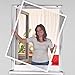 Mosquito insect fly net screen 100x120cm Flyscreen aluminum window frame kit - White