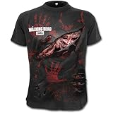 Estilo: Camiseta Unisex The Walking Dead Spiral Direct X Camiseta Daryl (Negro) - XL