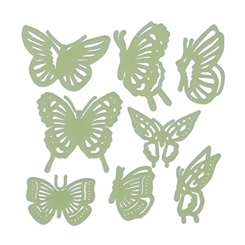 TOOGOO(R)Home Decal Glow In The Dark Bedroom Corridor Ceiling Wall Fluorescent Stickers (Butterfly)