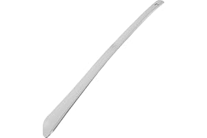 Jrancc Chausse-Pied Corne de Chaussure Long 30 cm Acier Inoxydable pour Bottes Design Ergonomique Confortable Sans se Baisser