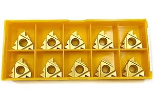 Ruimou 10PCS 16ER AG60 Torno indexable que rosca la hoja de inserción de carburo