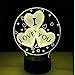 Produktbild 3 Herzen Nachtlicht 3D Tischlampe Romantische Led Colores Nachttischlampe Lampe Wohnkultur Beleuchtung Lampara Veilleuse Energienbank Without remote control