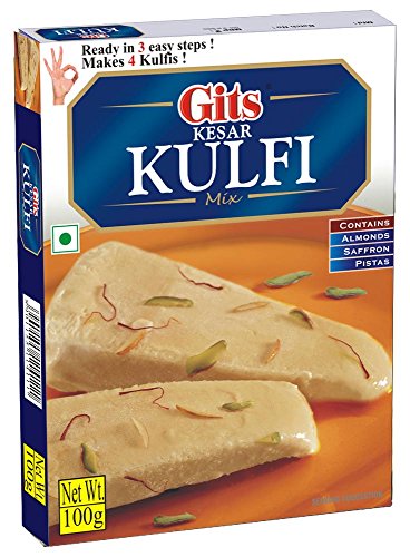 Gits Instant Kesar Kulfi Dessert Mix, 100g RS.75 (6.00% Off) - Amazon
