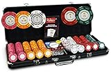 Clay Composite 14 g Maletín French Riviera 500 fichas Cash game