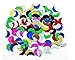 1200x 2D Nail Art Tips Rhinestone Crescent Slices DIY Decoration Manicure CODE: #1003E